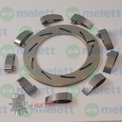 PIECES DETACHEES - Nozzle ring Assy Kit GT37 (Inc. Unison Ring and 9 Vanes) Fit 743250-0013/14
