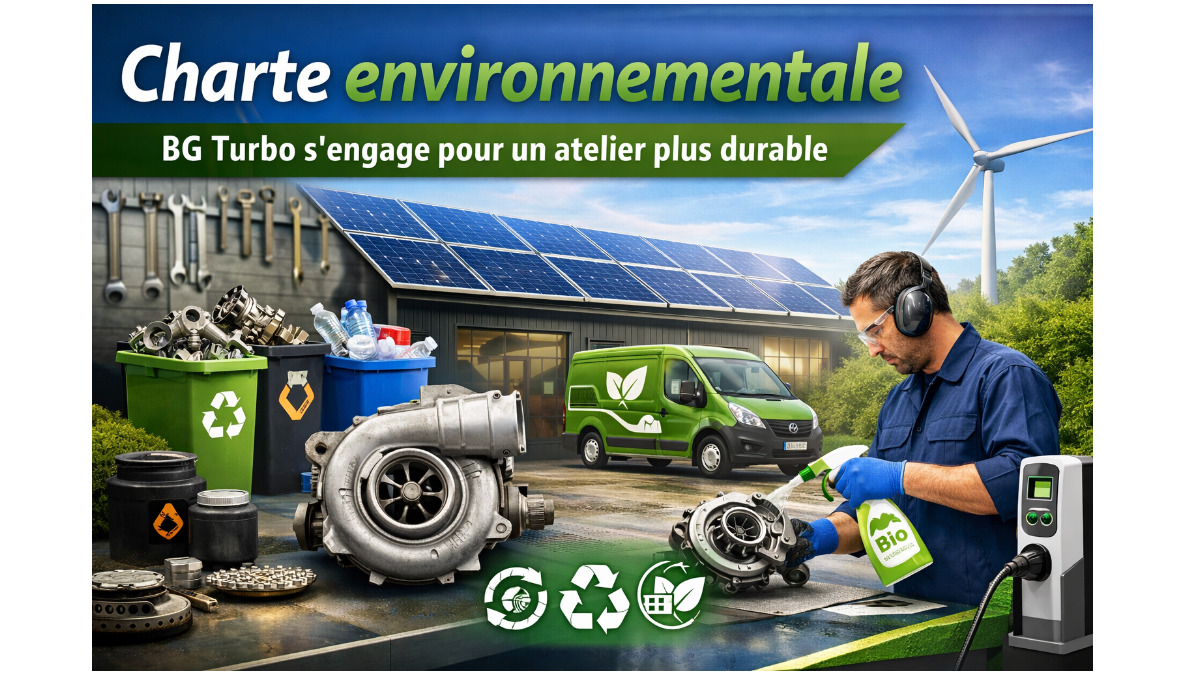 Charte environnementale BG Turbo : le reconditionnement au service de l’environnement