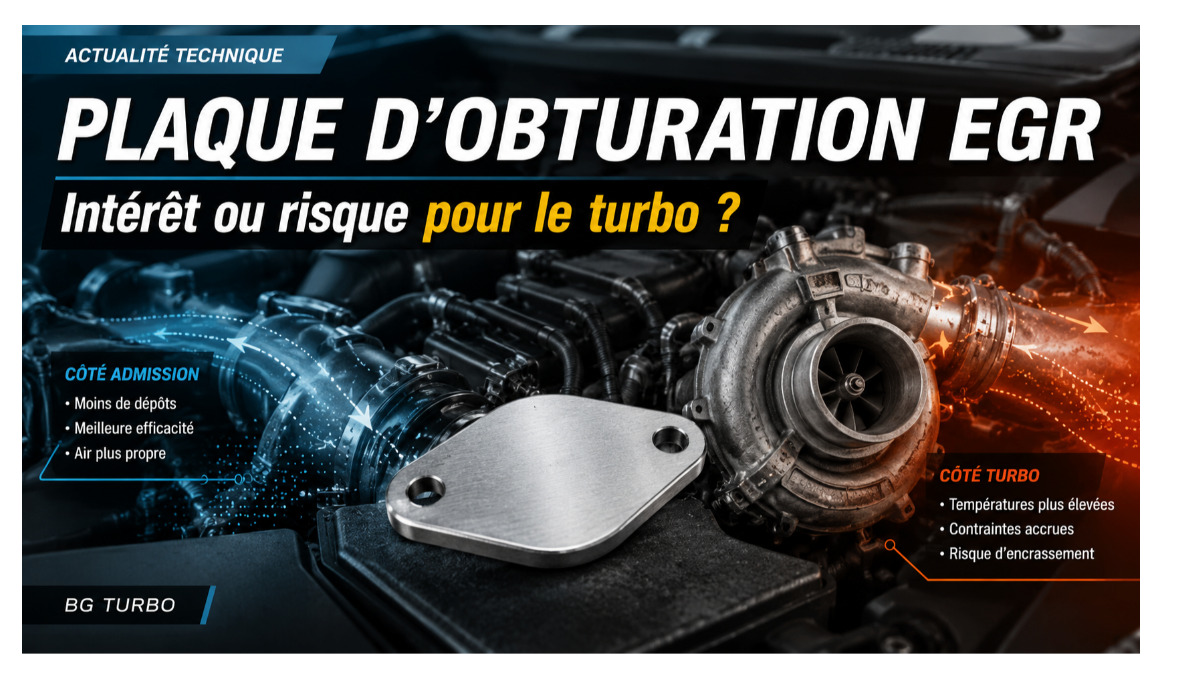 Plaque d’obturation EGR : intérêt et risques pour le turbo