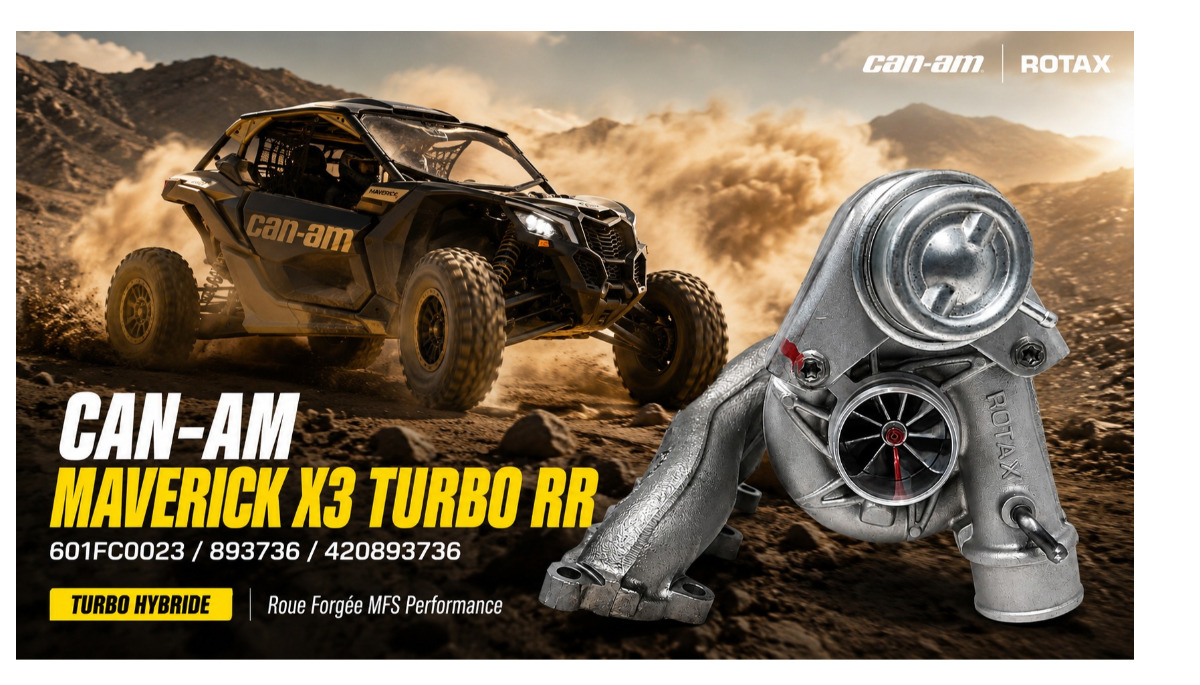 Turbo hybride Can-Am Maverick X3 601FC0023 et 420893736