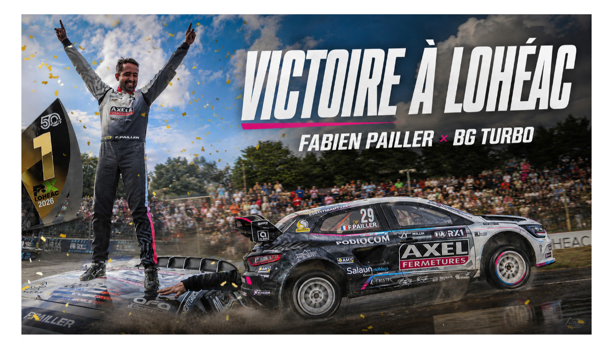 Fabien Pailler gagne à Lohéac avec un turbo BG Turbo