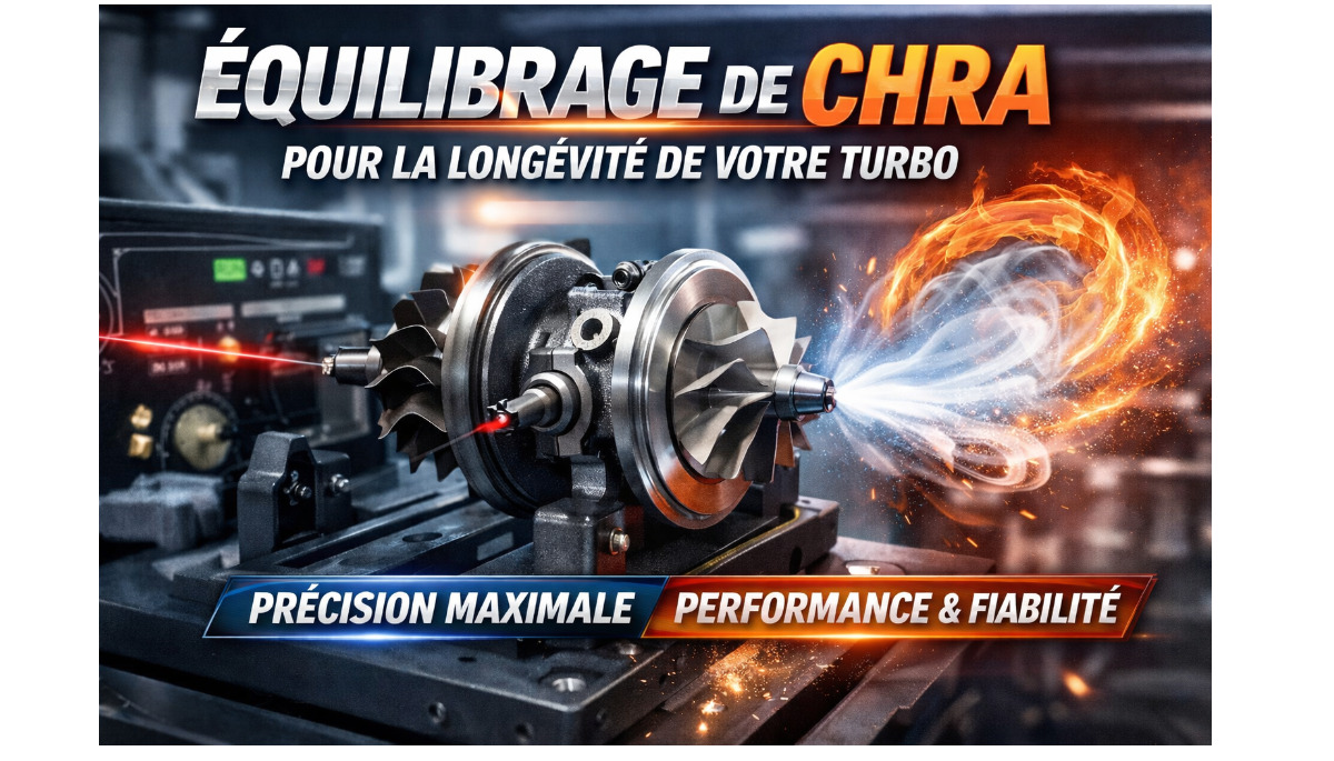 Équilibrage de CHRA et restauration de turbocompresseur : le savoir-faire BG Turbo