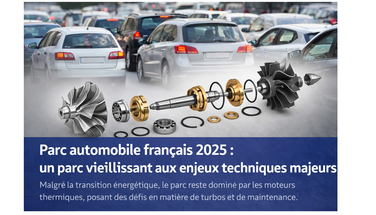 Parc automobile français 2025 : quelles conséquences pour les turbos et l’entretien des moteurs thermiques ?