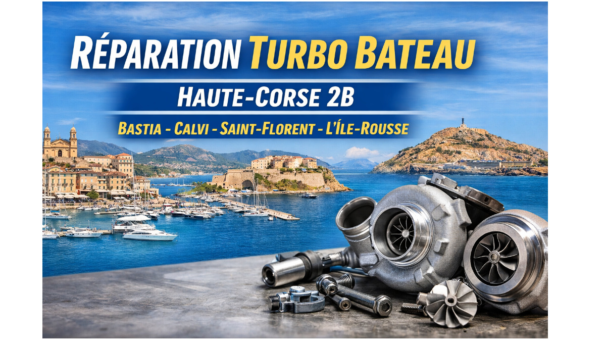 Réparation turbo bateau Haute-Corse 2B – Bastia, Calvi, Saint-Florent, L’Île-Rousse