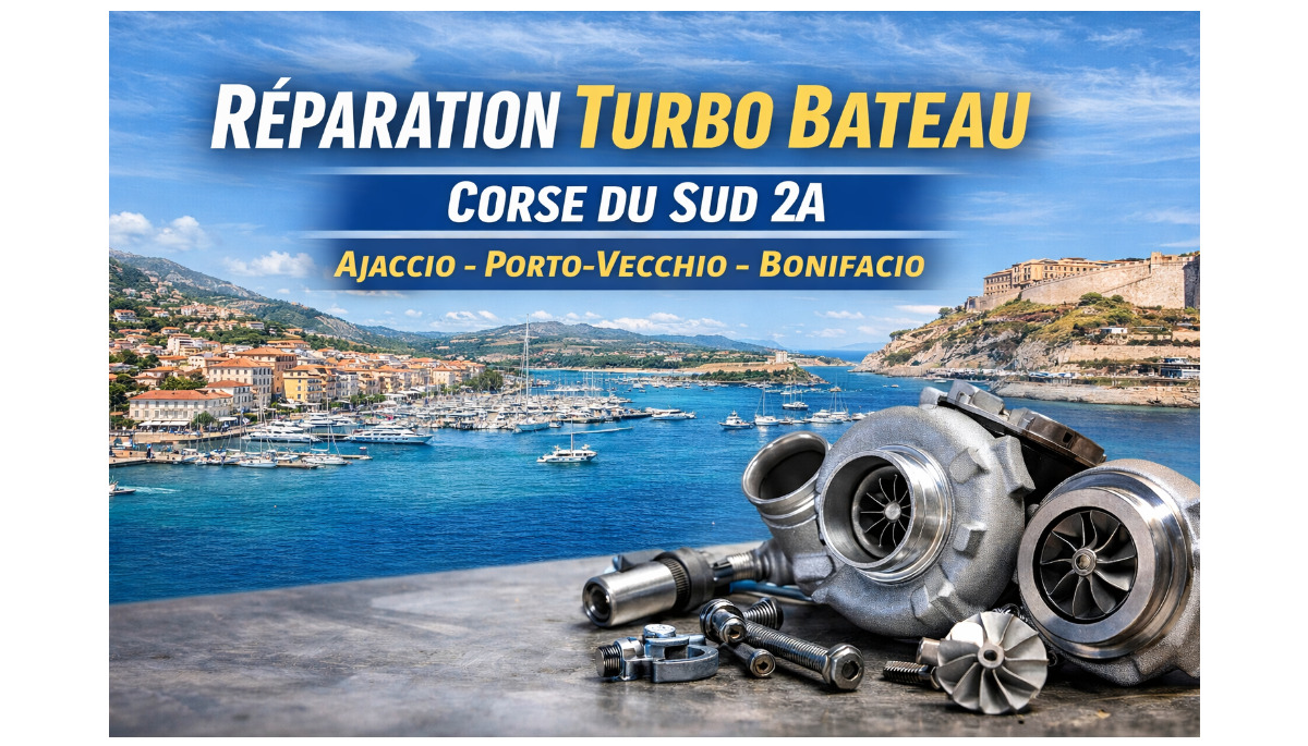 Réparation turbo bateau Corse du Sud 2A – Ajaccio, Porto-Vecchio, Bonifacio