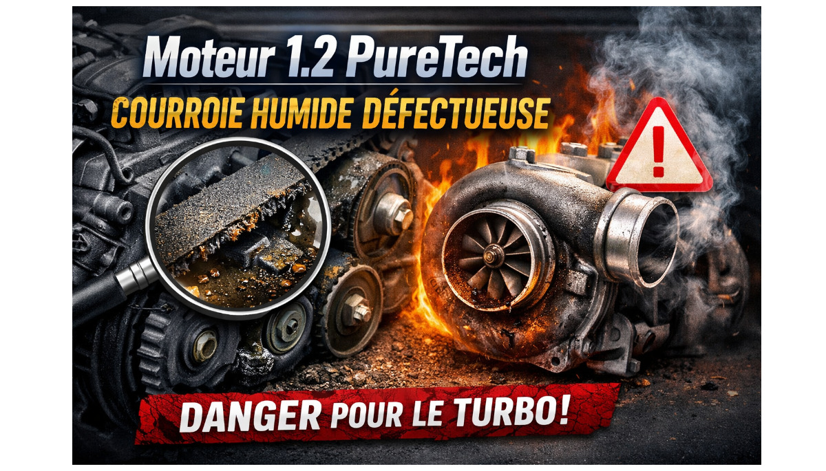 Moteur 1.2 PureTech : la courroie humide met-elle en danger le turbo ?