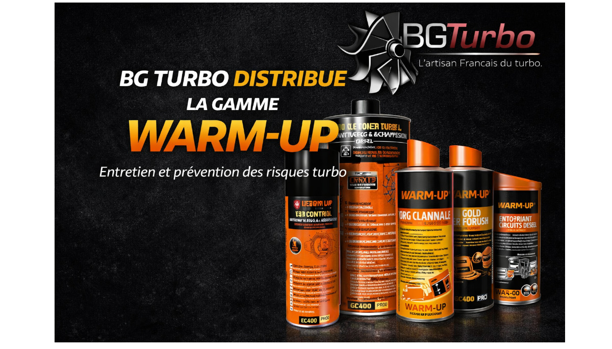 BG Turbo distribue la gamme WARM-UP AMOSAN pour l’entretien et la prévention des pannes de turbocompresseurs