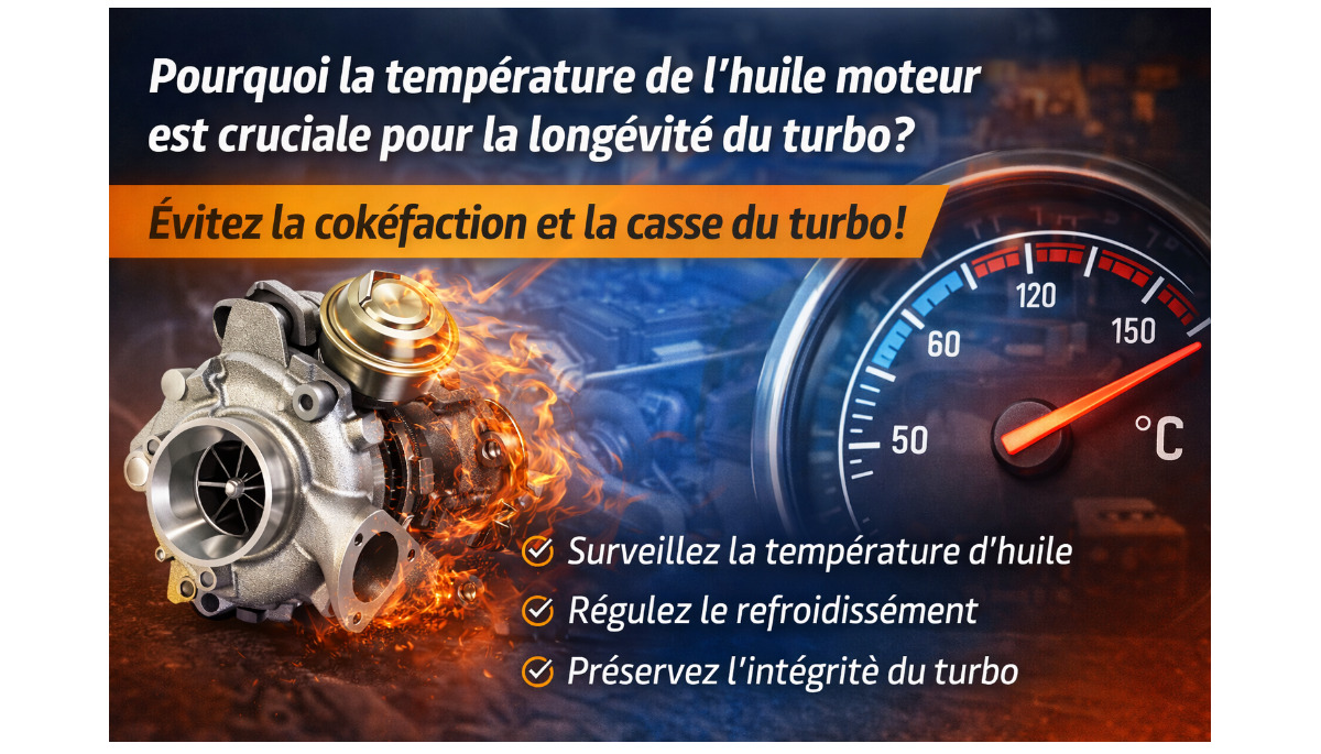 Pourquoi la température de l’huile moteur est cruciale pour la longévité de votre turbo ?