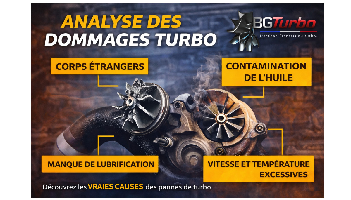 Analyse des dommages turbo : comprendre les causes réelles des pannes de turbocompresseur