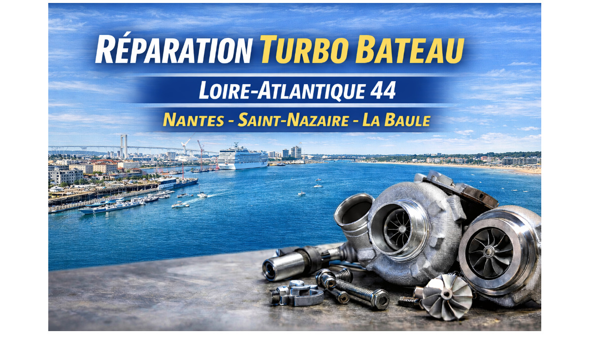 Réparation turbo bateau Loire-Atlantique 44 – Nantes, Saint-Nazaire, La Baule
