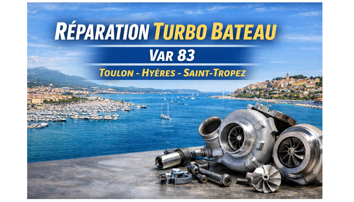 Réparation turbo bateau Var 83 – Toulon, Hyères, Saint-Tropez