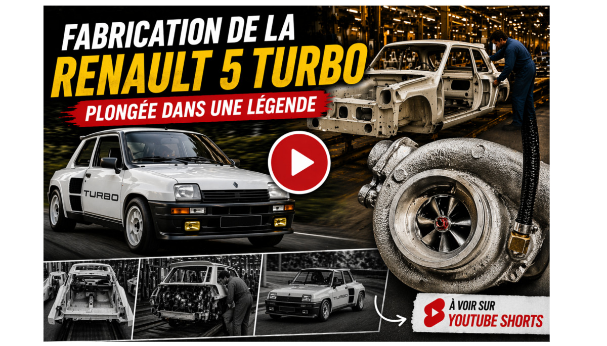 Fabrication Renault 5 Turbo : plongée dans une légende du turbo
