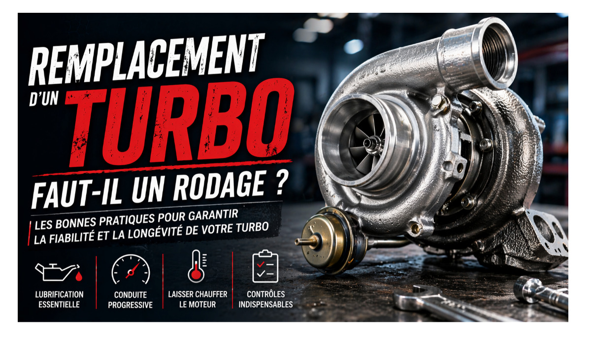 Faut-il faire un rodage après remplacement d’un turbo ? Conseils BG Turbo