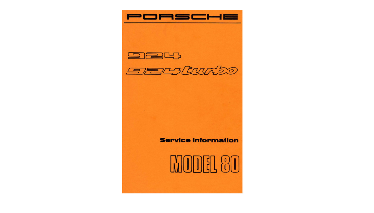 Revues techniques Porsche 924 Turbo 931 – Données et références turbo K26