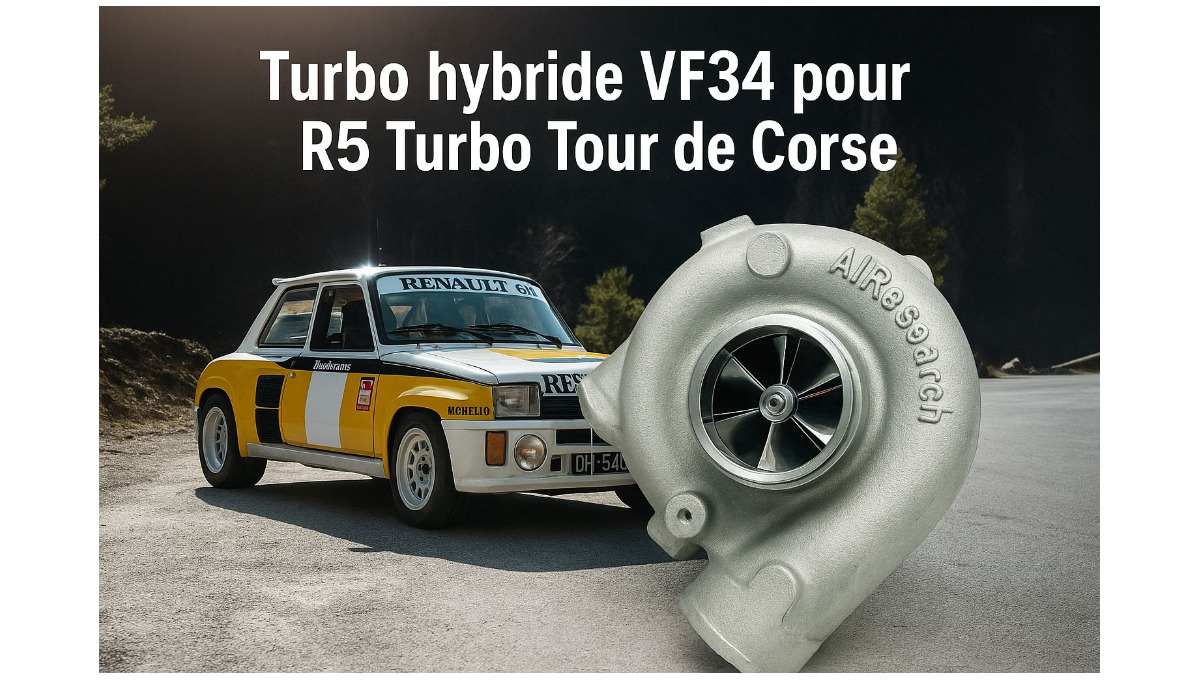 Turbo hybride sur-mesure pour Renault 5 Turbo Tour de Corse – BG Turbo