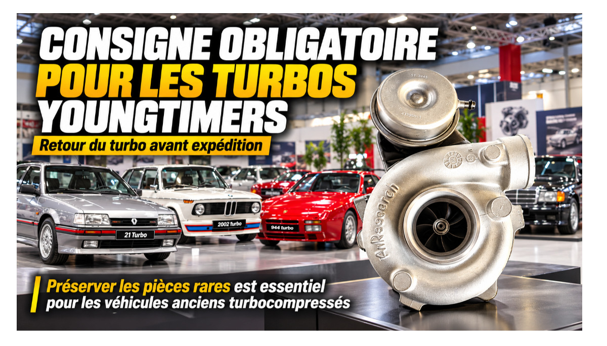 Pourquoi BG Turbo demande le retour des turbos Youngtimers avant expédition ?