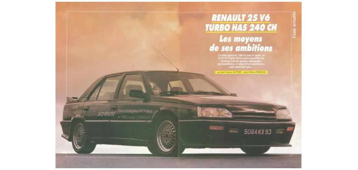 Restauration turbo Renault 25 Baccara V6 205 CH - 465499-0001 - R25 TURBO