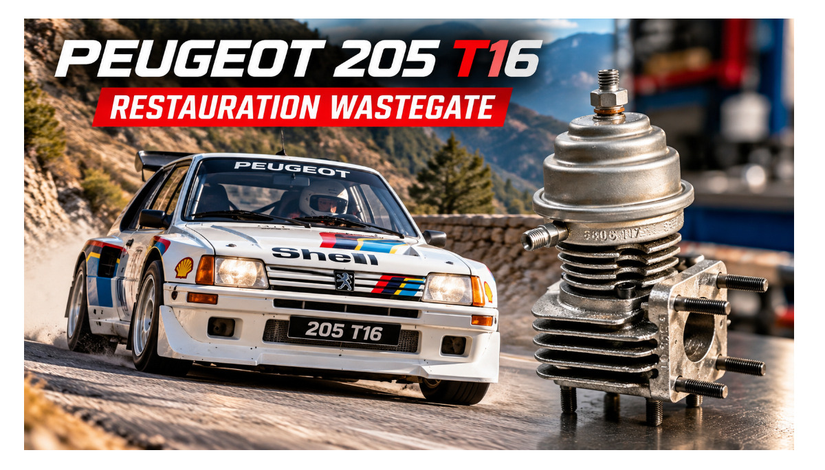 Wastegate Peugeot 205 T16 : restauration | BG Turbo