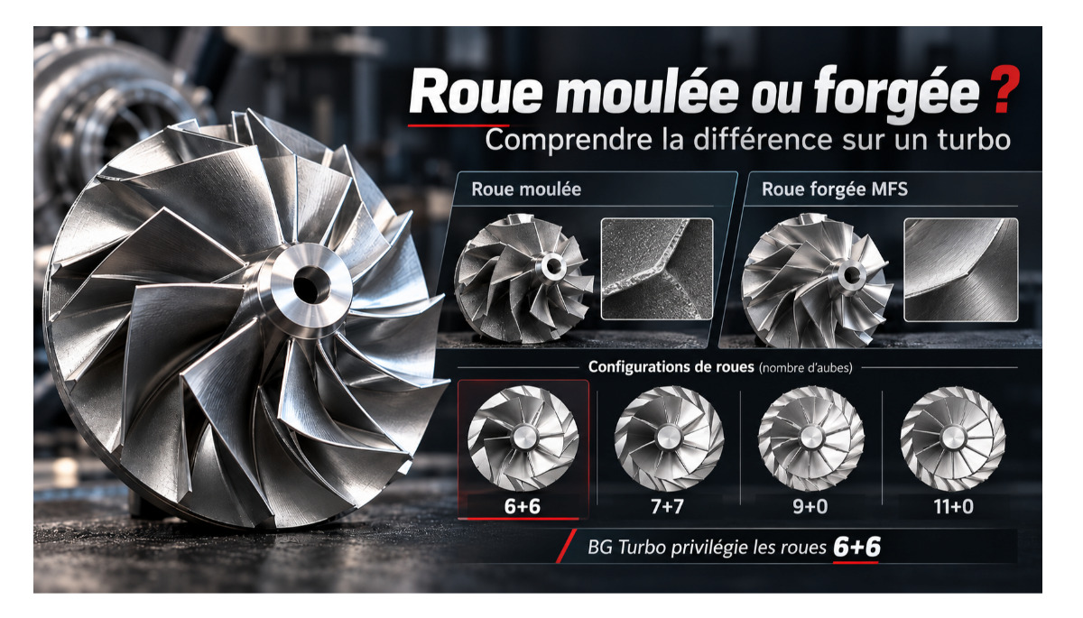 Roue compresseur MFS forgée : 6+6, 7+7, 9+0 ou 11+0 ?