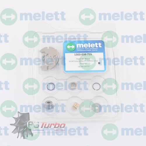 Turbo PIECES DETACHEES - Kit réparation (Major) BV38 (Turbo 5438-970-0006) (Reverse Rotation)
