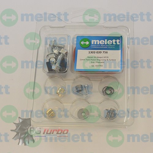 Turbo PIECES DETACHEES - Kit réparation (Major) KP39 (1mm Twin Segment Piston Ring Comp & Turbine End / Flatback)
