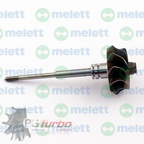 Turbo PIECES DETACHEES - Axe-turbine (Reverse Rotation) TD02 (Turbo 49180-01630)
