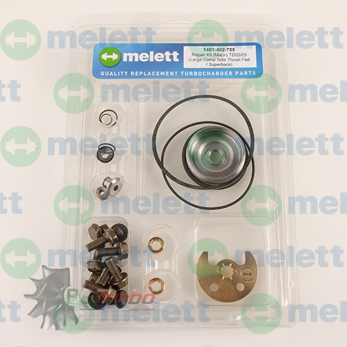 Turbo PIECES DETACHEES - Kit réparation (Major) TD02/03 (Large Comp Side Thrust Pad / Superback)
