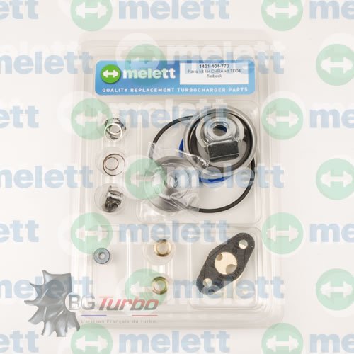 Turbo PIECES DETACHEES - Kit réparation TD04 (F/Back A/cooled 49177-80400)

