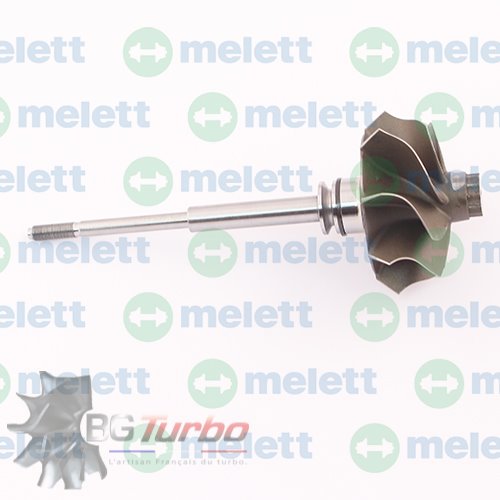 Turbo PIECES DETACHEES - Axe-turbine (Reverse Rotation) RHF5 (Turbo JHJ-06K145722H) - IS38
