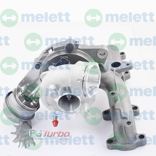 TURBO MELETT GT1646V NEUF ADAPTABLE - AUDI SEAT SKODA VOLKSWAGEN A3 ALTEA OCTAVIA CADDY EOS GOLF V JETTA PASSAT TOURAN 2,0 L TDI 140 CV - 765261-0008
