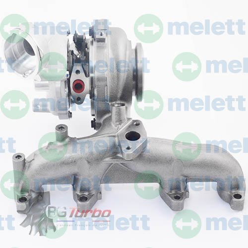 TURBO MELETT GT1646V NEUF ADAPTABLE - AUDI SEAT SKODA VOLKSWAGEN A3 ALTEA OCTAVIA CADDY EOS GOLF V JETTA PASSAT TOURAN 2,0 L TDI 140 CV - 765261-0008
