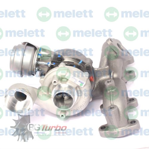 Turbo TURBO MELETT GT1749V NEUF ADAPTABLE - SEAT CUPRA IBIZA LEON TDI SPORT 1,9 L 160 CV - 742614-0004
