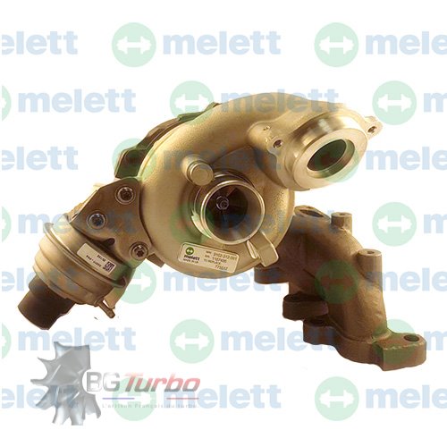 Turbo TURBO MELETT GTC1244VZ NEUF ADAPTABLE - AUDI SEAT SKODA VOLKSWAGEN A3 ALTEA LEON CADDY GOLF TOURAN PASSAT 1,6 L 75 90 105 CV - 775517-0002
