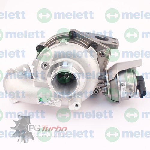Turbo TURBO MELETT GTC1244VZ NEUF ADAPTABLE - CITROEN FORD PEUGEOT VOLVO C3 C4 C5 DS3 DS4 FOCUS 4008 2008 207 308 407 DV6 C 1,6 L 95 112 115 CV - 806291-0003

