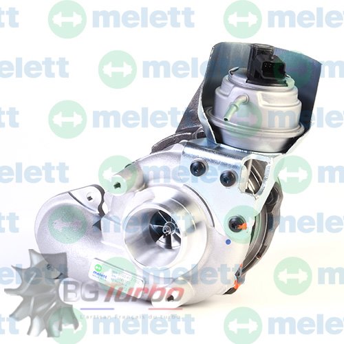TURBO MELETT GTD1244VZ NEUF ADAPTABLE - CITROEN DS PEUGEOT BERLINGO C4 DS3/4/5 2008 308 5008 BHX BHZ DV6FC 1,6 L 115 120 CV - 819872-0001
