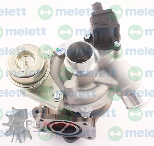 Turbo TURBO MELETT K03 NEUF ADAPTABLE - CITROEN PEUGEOT C4 C5 DS3 DS4 3008 308 508 RCZ EP6CDT 1,6 L 140 150 156 CV - 53039700425
