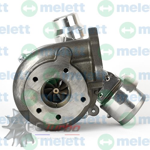 TURBO MELETT BV39 NEUF ADAPTABLE - NISSAN RENAULT QASHQAI CLIO KANGOO MEGANE SCENIC K9K 1,5 L 78 106 CV - 54399700070
