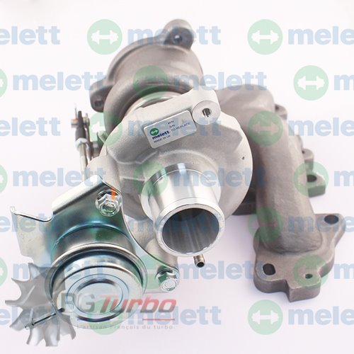 Turbo TURBO MELETT TD02H2-05T4-2.7 NEUF ADAPTABLE - DACIA NISSAN RENAULT DOKKER JUKE CLIO IV MEGANE III  H5F 402 1,2 L 115 120 CV - 4937305004
