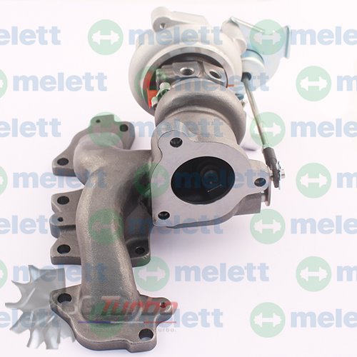 TURBO MELETT TD02H2-05T4-2.7 NEUF ADAPTABLE - DACIA NISSAN RENAULT DOKKER JUKE CLIO IV MEGANE III  H5F 402 1,2 L 115 120 CV - 4937305004
