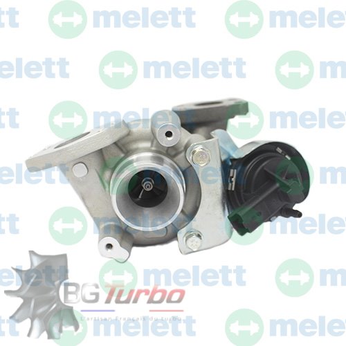 TURBO MELETT TD02L1107TVT2 NEUF ADAPTABLE - CITROEN OPEL PEUGEOT BERLINGO C3 COMBO 208 308 YHY DV5RD 1,5 L 75 102 CV - 4917203100
