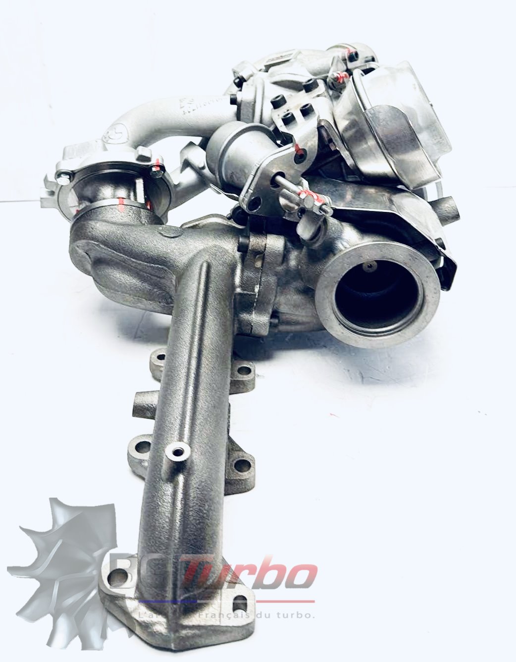 TURBO BORGWARNER R2SKP35+K16 RECONDITIONNÉ EN FRANCE - BMW SERIE 1 E81 E87 X1 E84 N47 D20 2,0 L 204 CV - 10009700006 - 123D - 123 D
