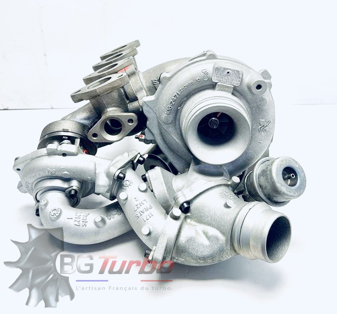 TURBO BORGWARNER R2SKP35+K16 RECONDITIONNÉ EN FRANCE - BMW SERIE 1 E81 E87 X1 E84 N47 D20 2,0 L 204 CV - 10009700006 - 123D - 123 D
