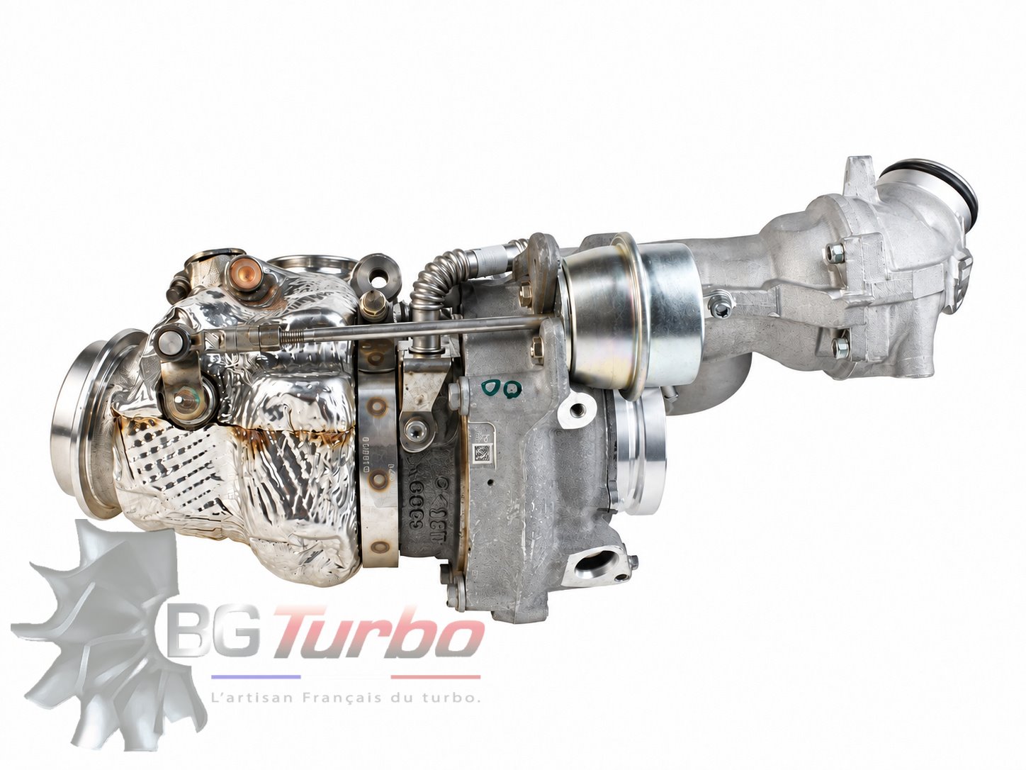 TURBO - NEUF ORIGINE - Ensemble biturbo BorgWarner R2S 10009700324 pour Mercedes-Benz Classe C, Classe V et Vito 2,0 diesel OM654DE20LA, sur les versions équipées de cette référence
