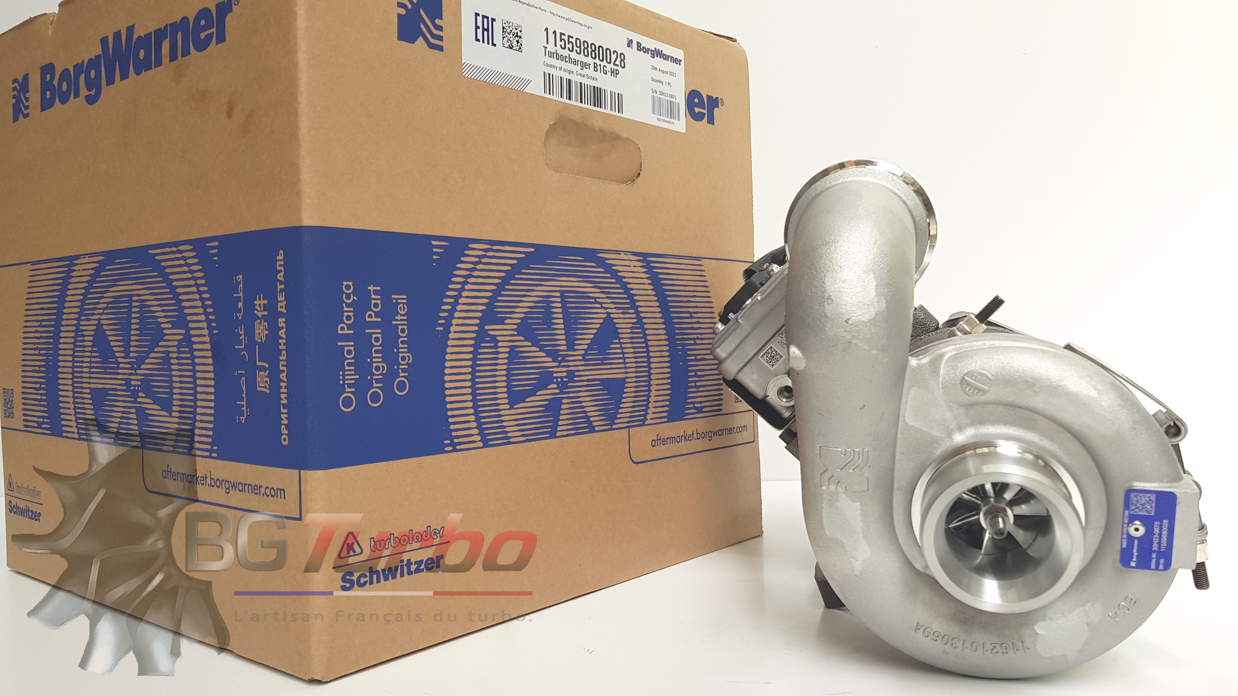Turbo TURBO - NEUF ORIGINE - AGRICOLE - 1155-970-0028 - 1155-971-0028 - 1155-980-0028 - 1155-988-0028 - 11559700028 - 11559710028 - 11559800028 - 11559880028 - 04516075 DEUTZ - F842201090460 FENDT - F842201090730 - 04512286
