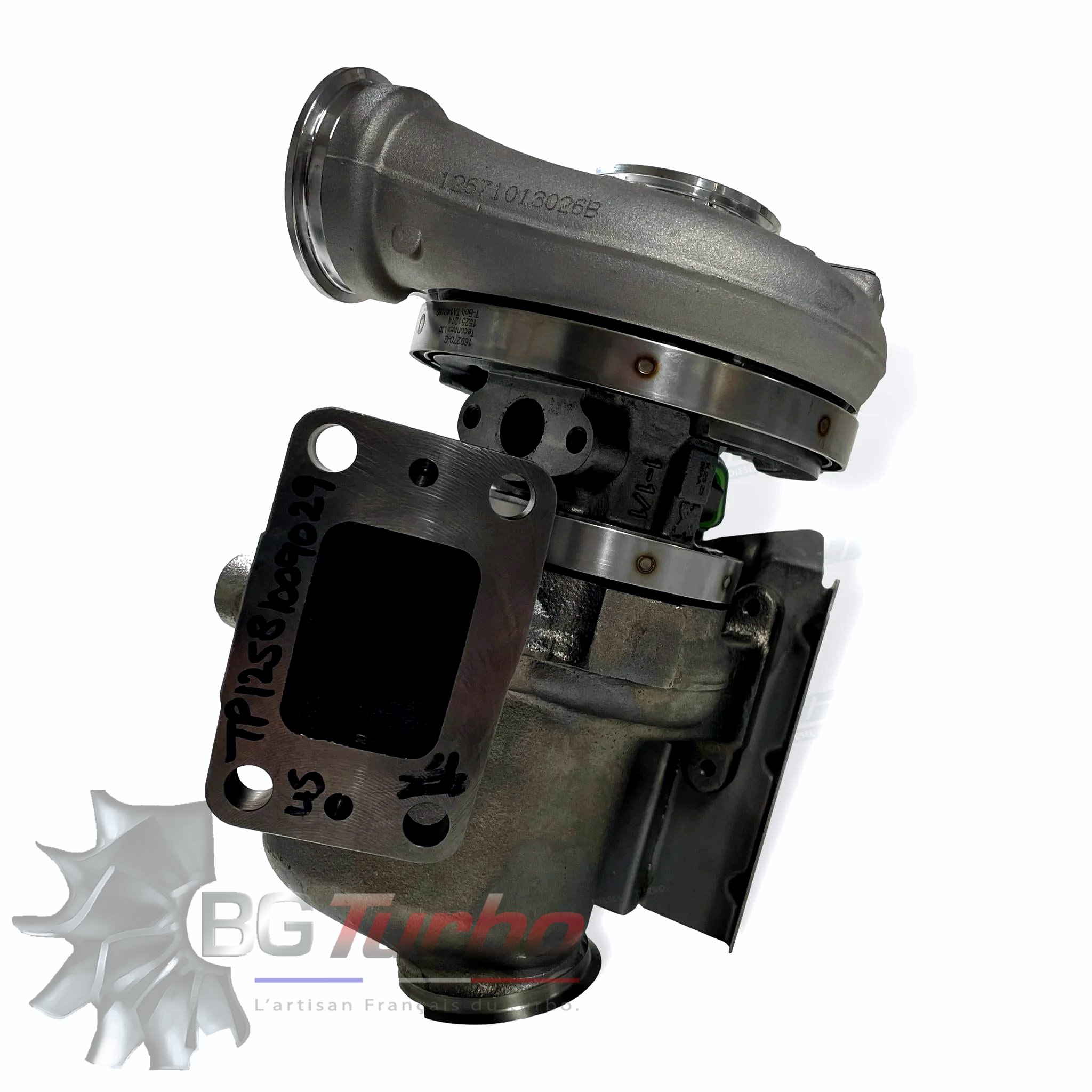 TURBOCHARGER HP STAGE NEUF ORIGINE DEUTZ INDUSTRIAL ENGINE/OFF HIGHWAY TCD 7.8 R2S 7,8 L 2018-01 12589880125
