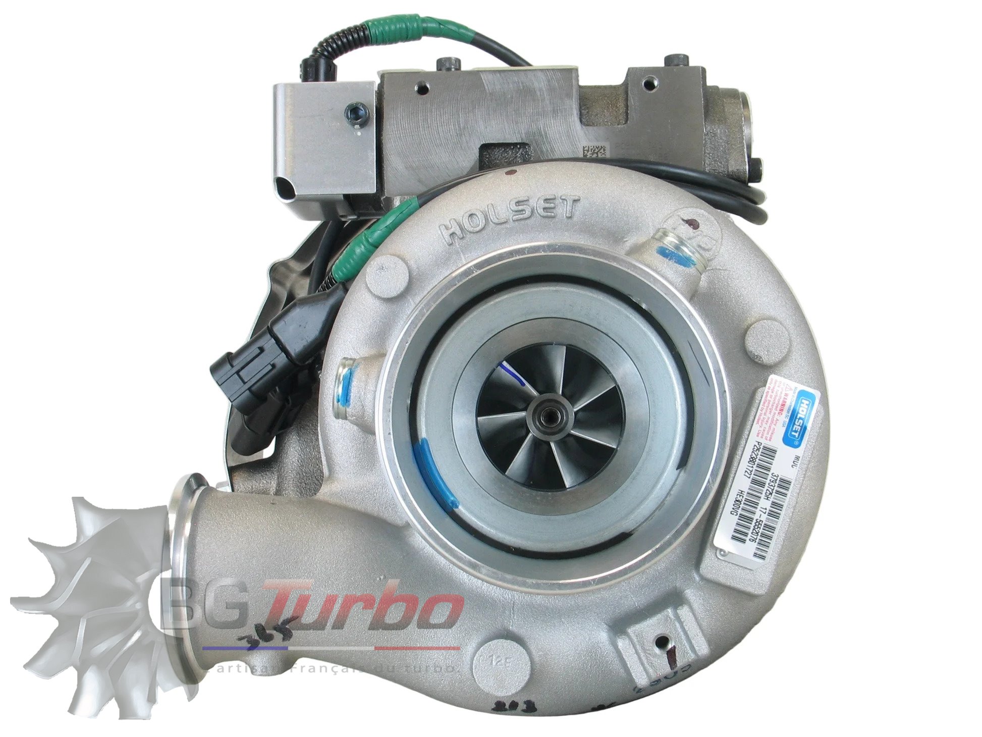 Turbo TURBO - NEUF ORIGINE - PL - HOLSET HE341VH référence 3793725H pour moteur Cummins QSB 6.7, également utilisé sur applications Komatsu équipées du moteur SAA6D107E. Turbo compatible avec plusieurs références d'origine, notamment 3793725, 3793686, 3768847, 2881983, 4352387, 5321698, 5552076, 6755-81-8171 et 6755-81-8172.
