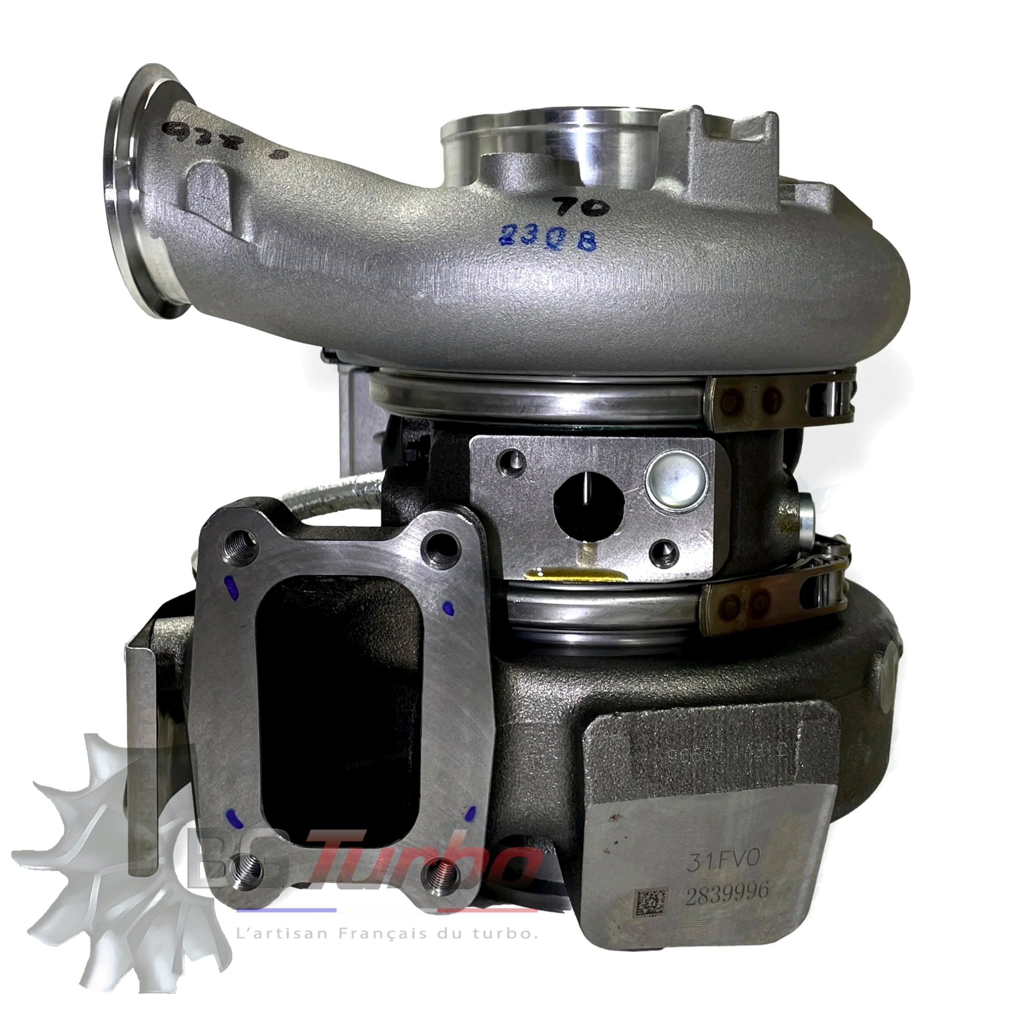 TURBO - NEUF ORIGINE - INDUSTRIEL - 6461230 - 3793749H &nbsp;- Cummins Industrial 6.7 d QSB Tier 4 3793717 - 3793748 - 3793749 - 3793750 - 3793751
