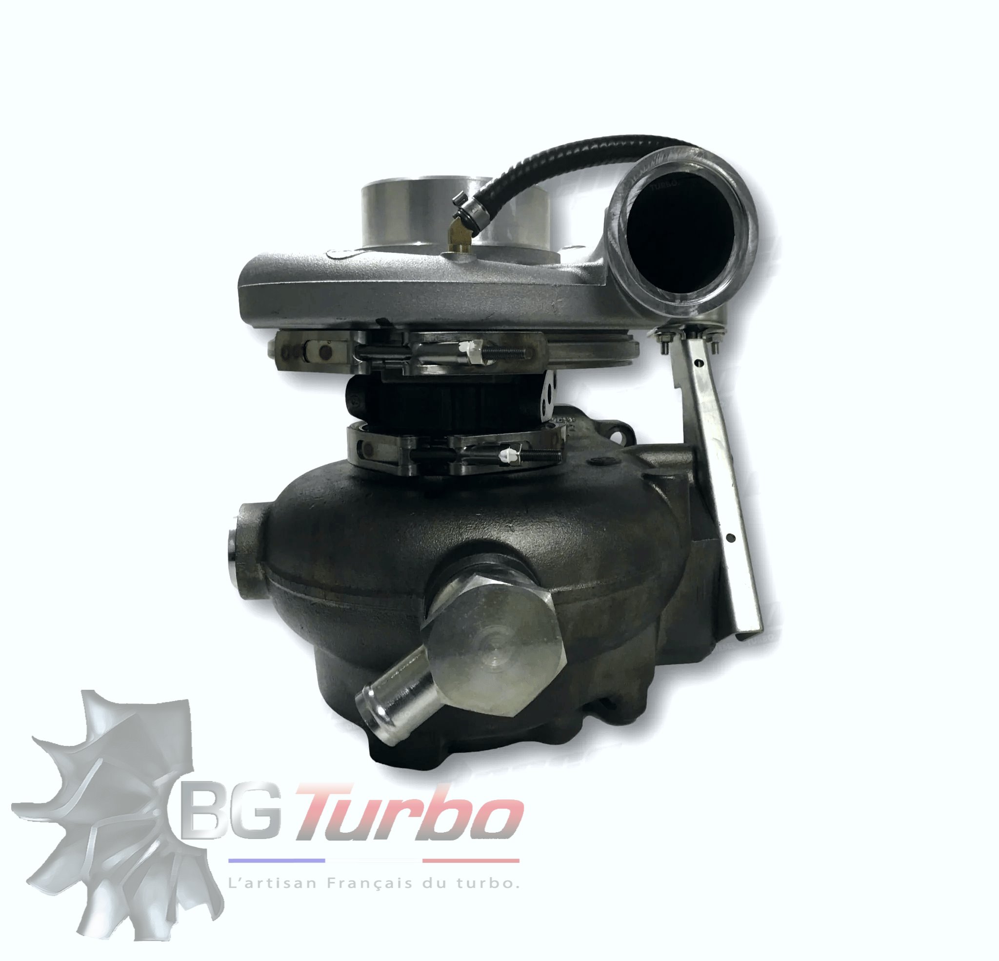 Turbocompresseur HOLSET HX55WM référence 4045102 pour moteur Iveco Marine Cursor 8 diesel, compatible selon montage avec les références HOLSET / Cummins 4033329, 4033329H, 4045101 et 4045102, ainsi qu'avec les références OE Iveco 8043483 et 5452052. Turbo notamment associé aux applications marines Iveco Cursor 8 à partir de 2005
