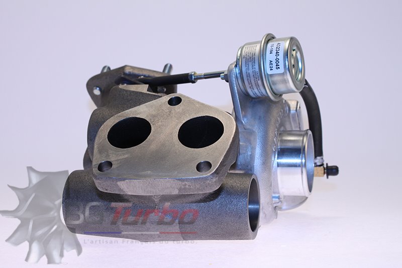 TURBO - HYBRIDE -  E/S PRÉPARÉ EN FRANCE  - STAGE1 - 0 - 11+0 pales - MFS PERFORMANCE 2547
Diamètre admission - Ind : 38,1 mm / Exd : 53,97 mm / Angle : 30°
