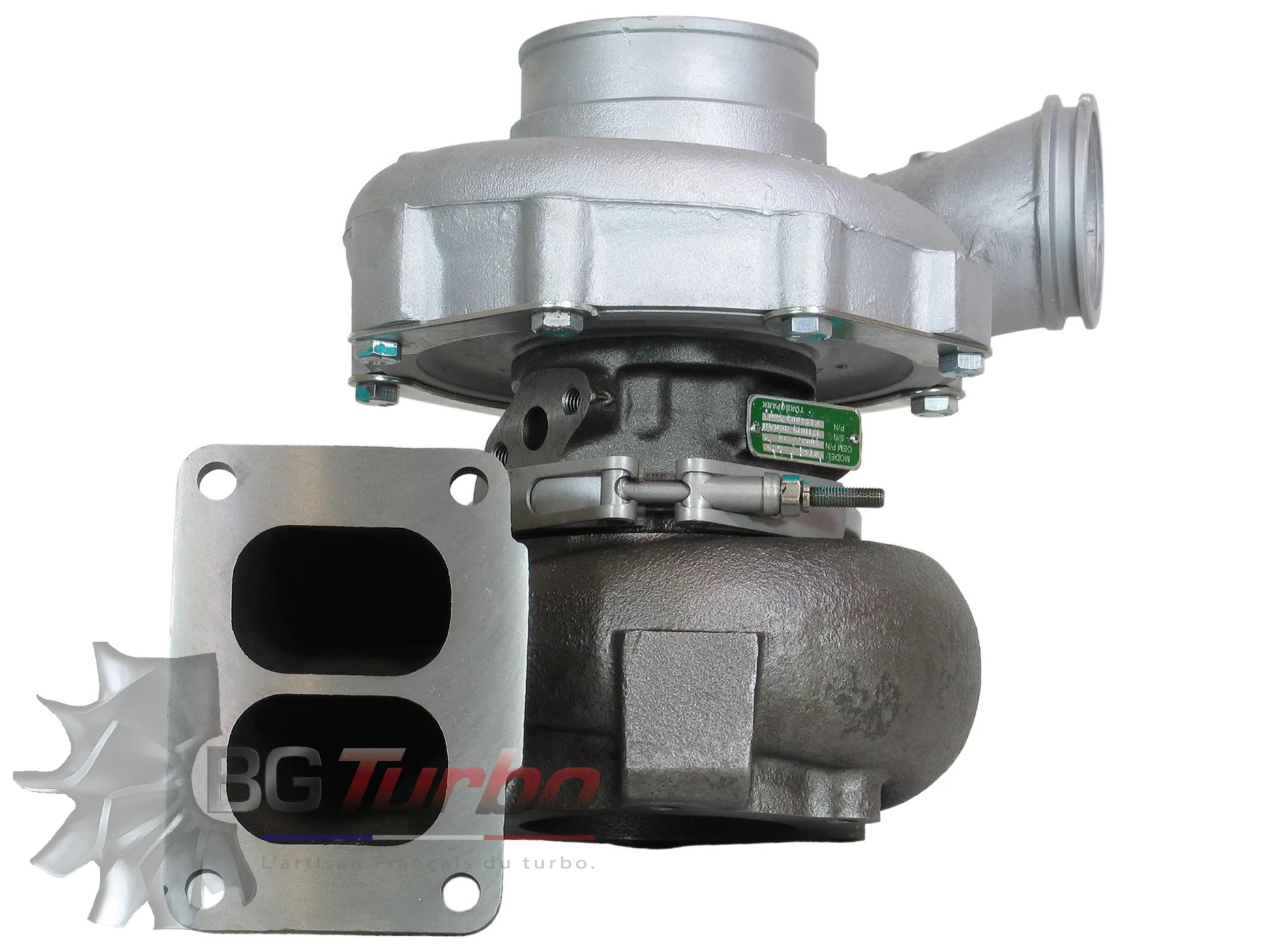 Turbocompresseur Garrett TA5126 pour IVECO EuroTech / EuroStar _ Réf. 454003-0002 / 454003-5002S
